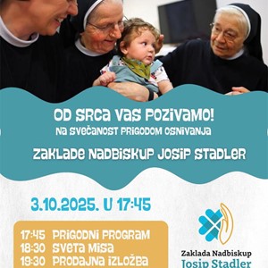 Osnivanje Zaklade Nadbiskup Josip Stadler